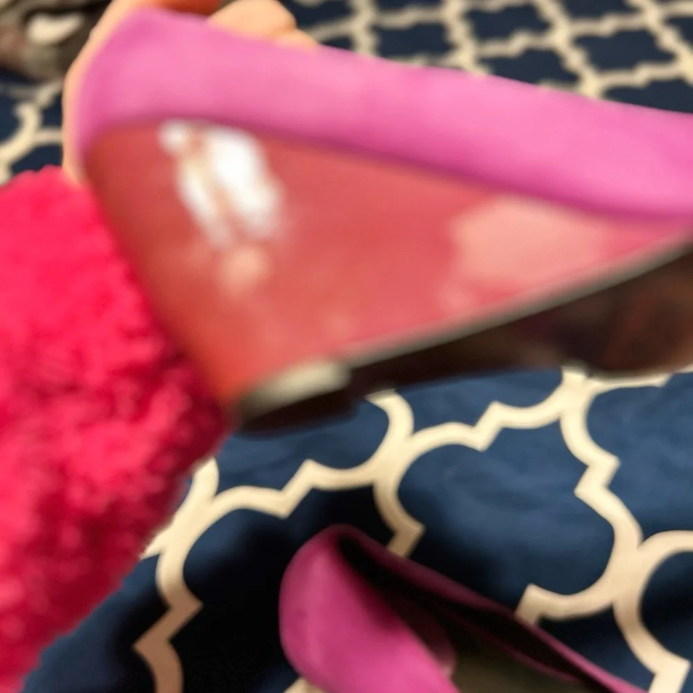 Cole Haan Suede Grape Purple  wedge Heel 8.5